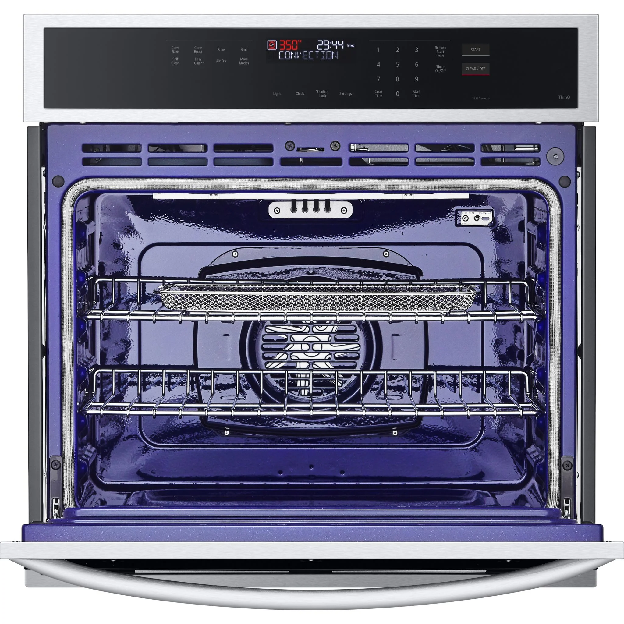 LG 4.7 cu. ft. Smart Wall Oven with Convection and Air Fry - Stainless (WSEP4723F) - Image 10