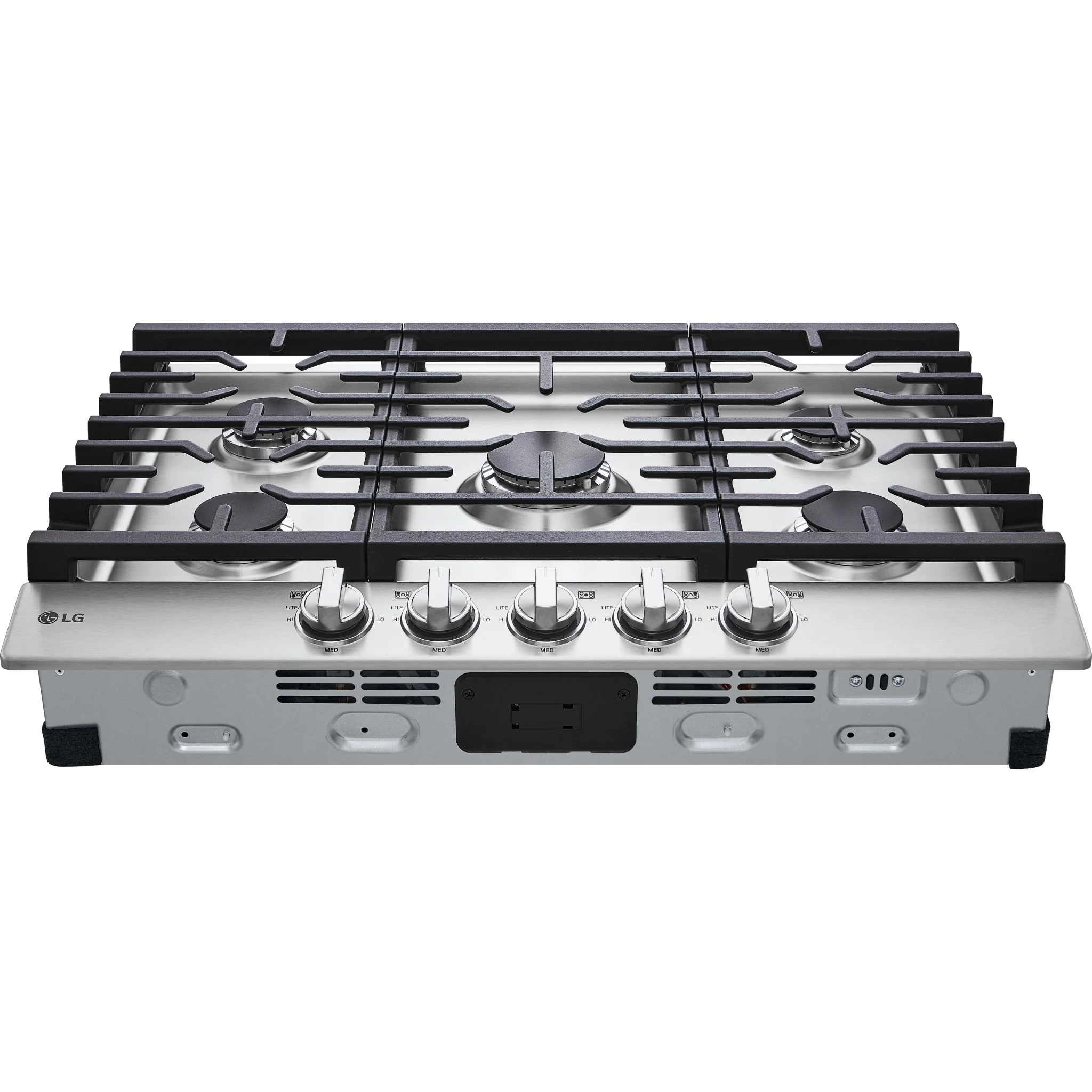 LG 30” Gas Cooktop with UltraHeat™ 20K BTU Burner - Stainless (CBGJ3023S) - Image 6