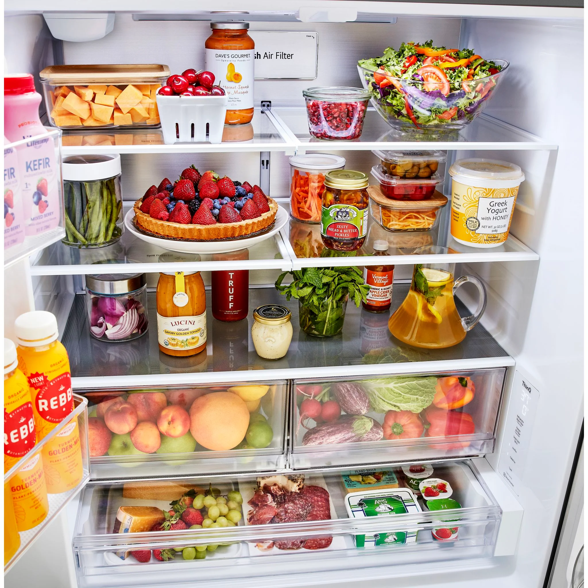 LG 27 cu. ft. Smart Counter-Depth MAX™ French Door Refrigerator - Stainless (LRFLC2706S) - Image 10