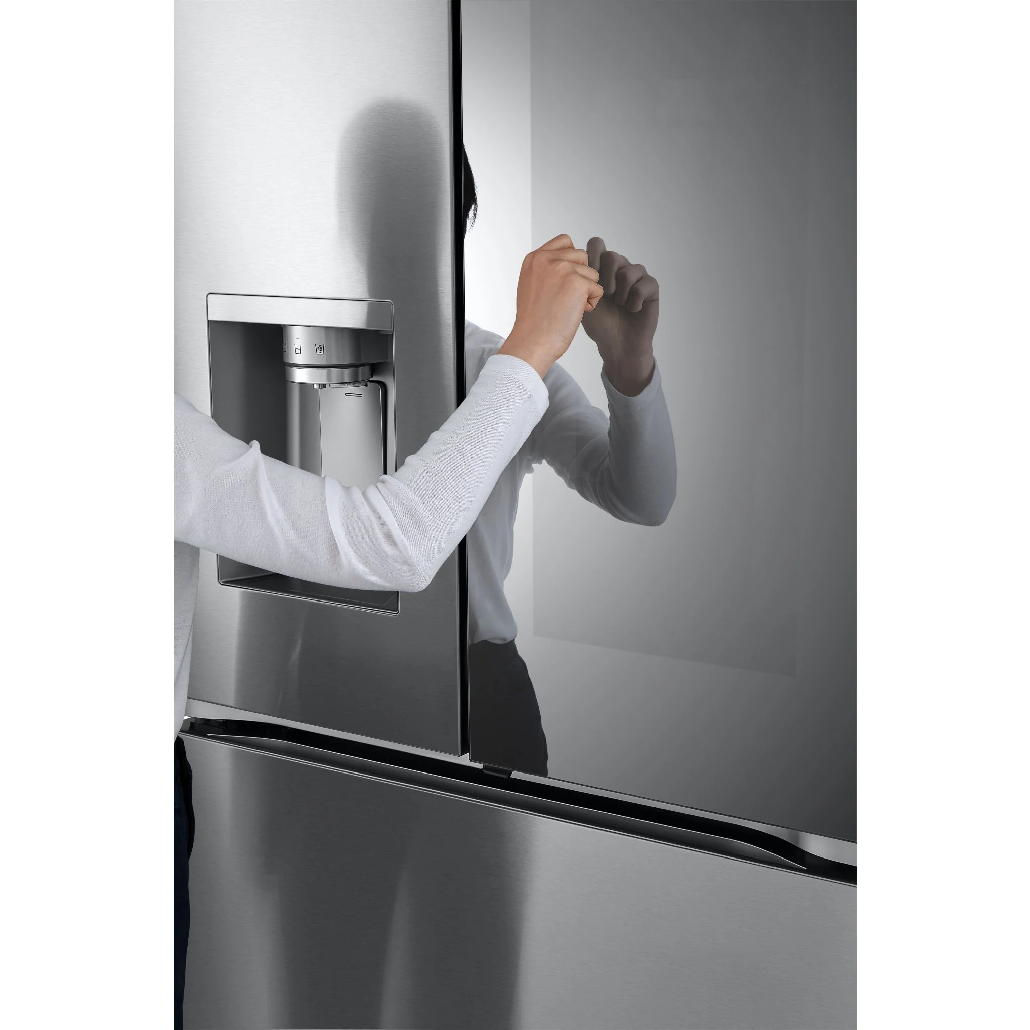 LG 26 cu. ft. Counter-Depth French Door Refrigerator - Stainless Steel - Stainless (LRYKC2606S) - Image 10