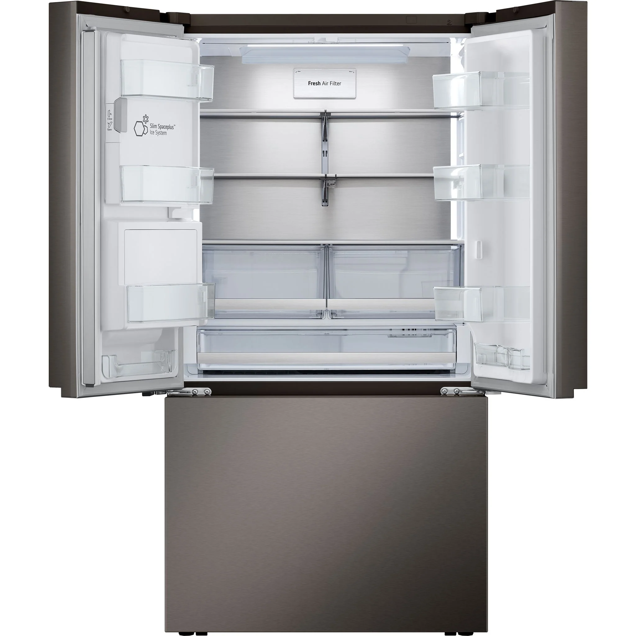 LG 26 cu. ft. Smart Counter-Depth MAX™ French Door Refrigerator with Four Types of Ice - Stainless (LRYXC2606D) - Image 12
