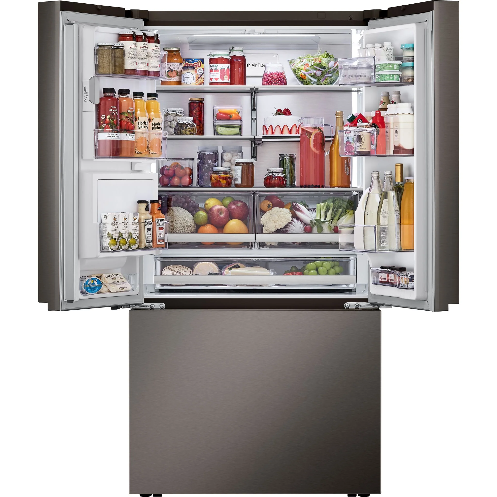 LG 26 cu. ft. Smart Counter-Depth MAX™ French Door Refrigerator with Four Types of Ice - Stainless (LRYXC2606D) - Image 15
