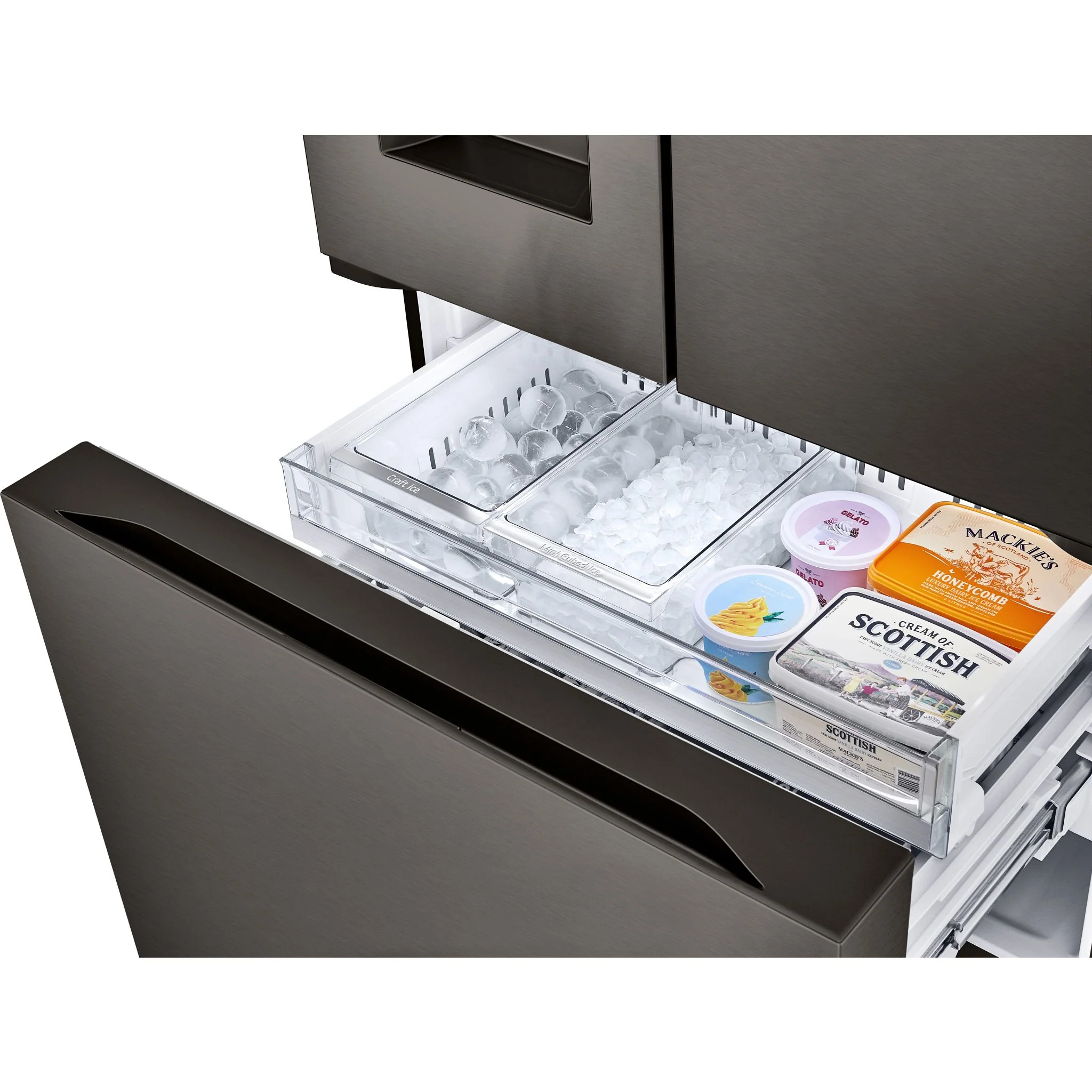 LG 26 cu. ft. Smart Counter-Depth MAX™ French Door Refrigerator with Four Types of Ice - Stainless (LRYXC2606D) - Image 17