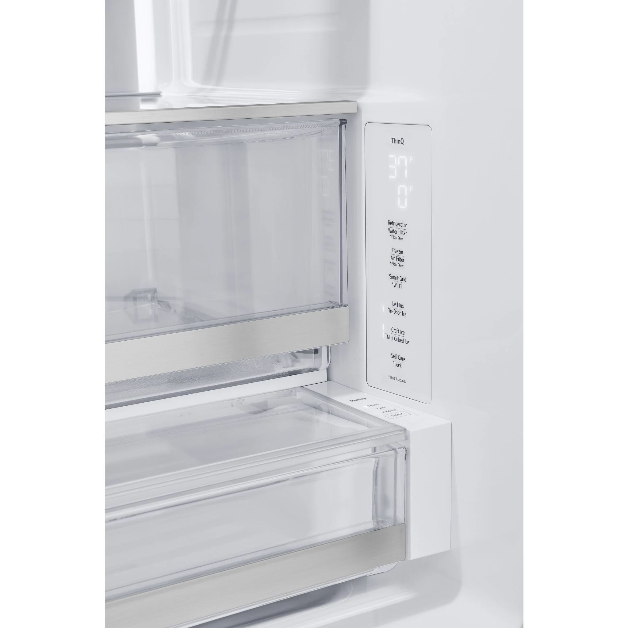 LG 26 cu. ft. Smart Counter-Depth MAX™ French Door Refrigerator with Four Types of Ice - Stainless (LRYXC2606D) - Image 29