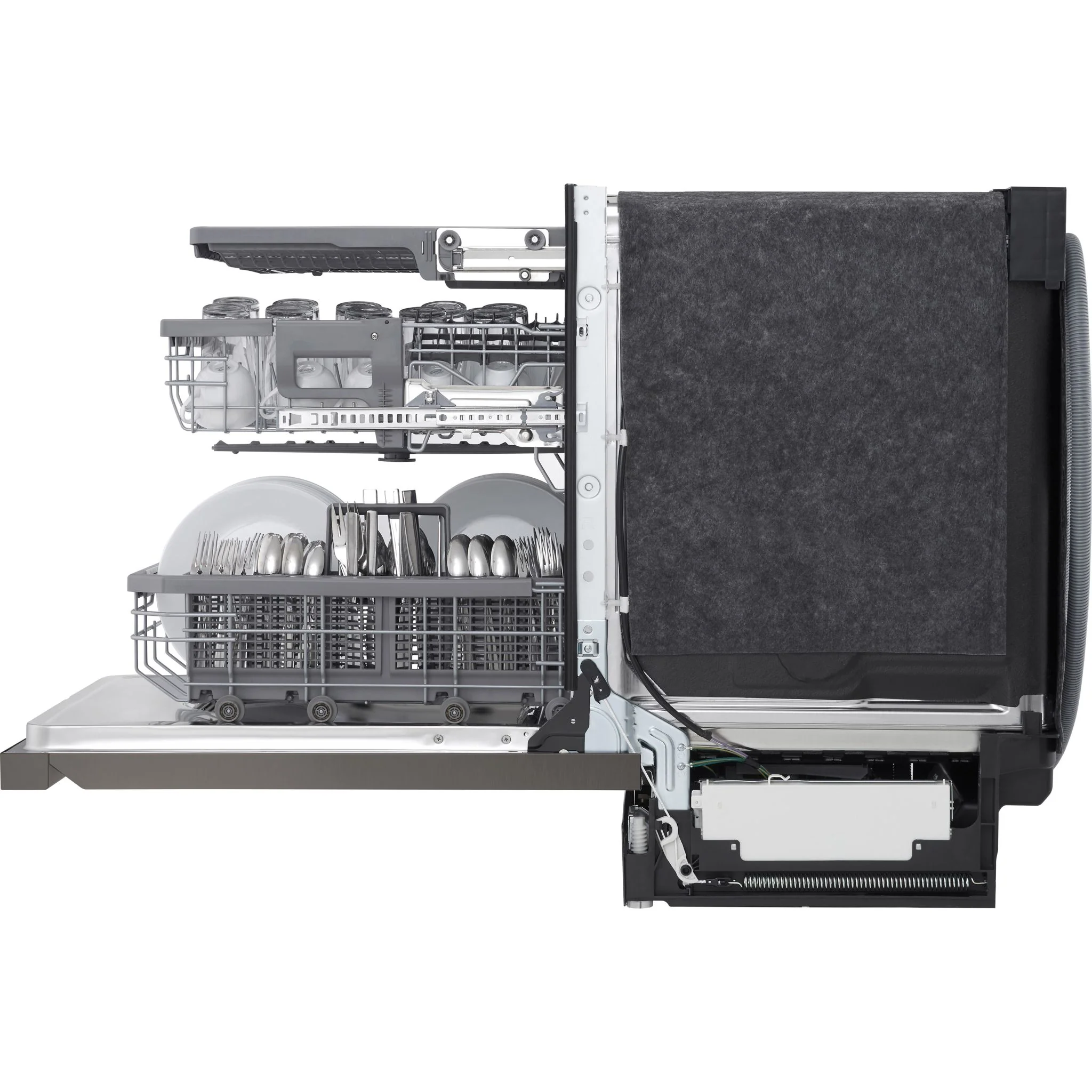 LG Smart Top Control Dishwasher with QuadWash™ Pro, TrueSteam® and Dynamic Dry - Black Stainless (LDPS6762D) - Image 12