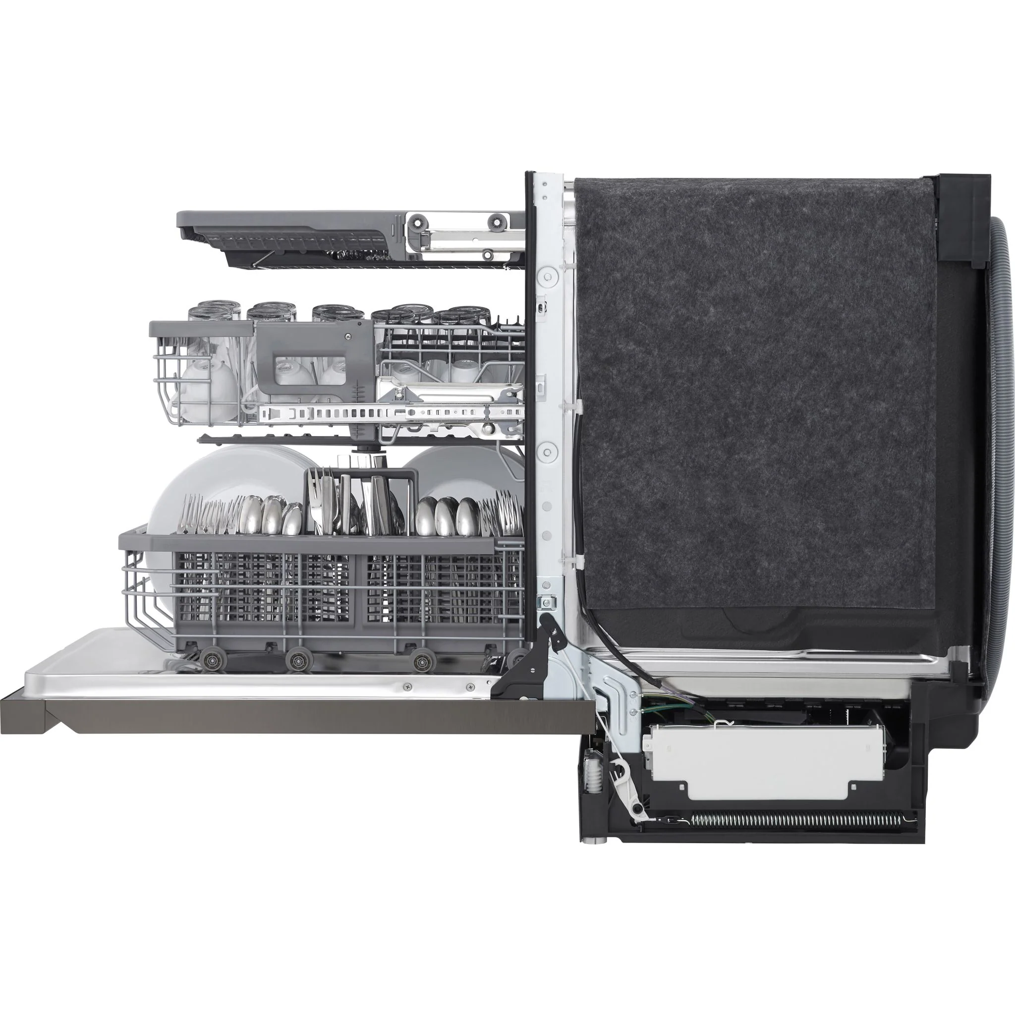 LG Smart Top Control Dishwasher with QuadWash™ Pro, TrueSteam® and Dynamic Dry - Black Stainless (LDPS6762D) - Image 13