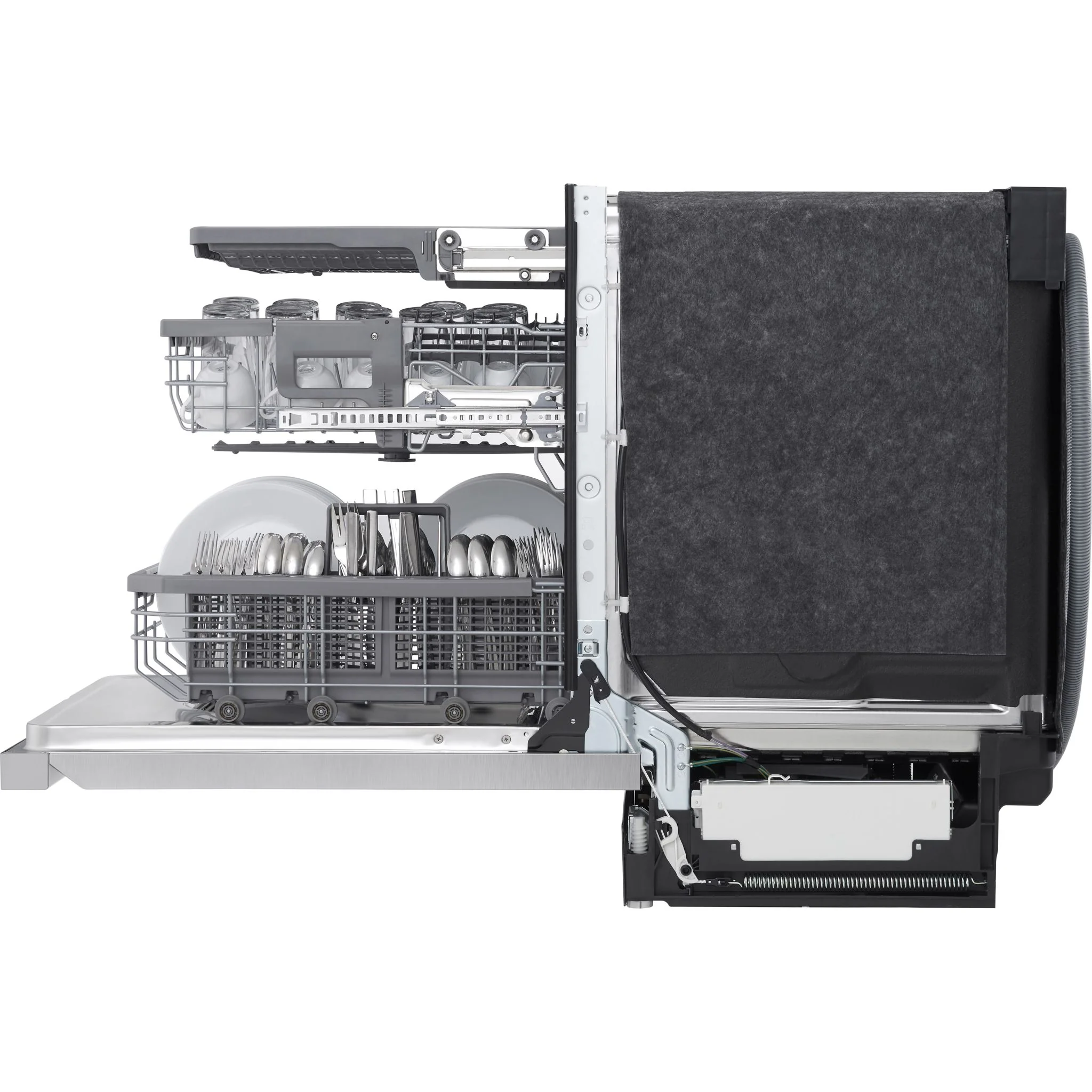 LG Top Control Wi-Fi Enabled Dishwasher
with QuadWash™ Pro - PrintProof™ Stainless Steel(LDPS6762S) - Image 13