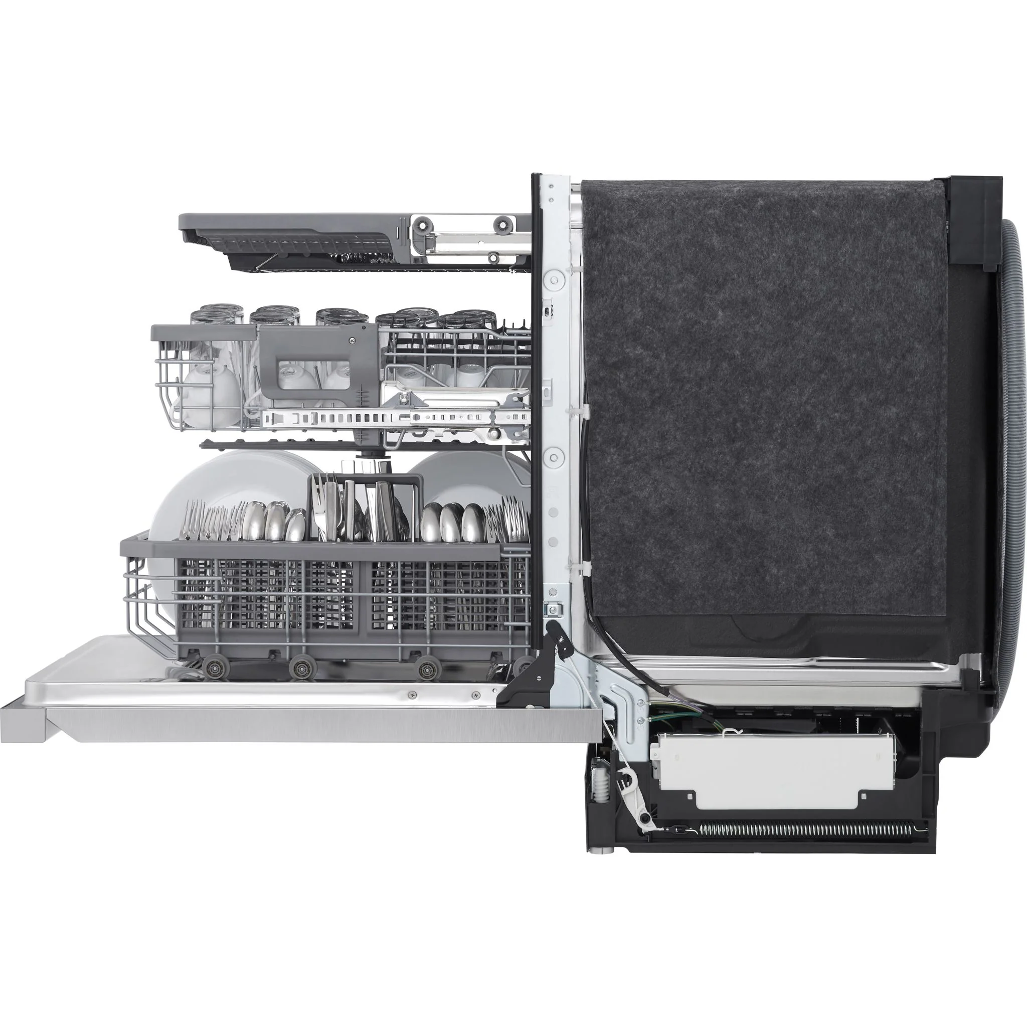 LG Top Control Wi-Fi Enabled Dishwasher
with QuadWash™ Pro - PrintProof™ Stainless Steel(LDPS6762S) - Image 14