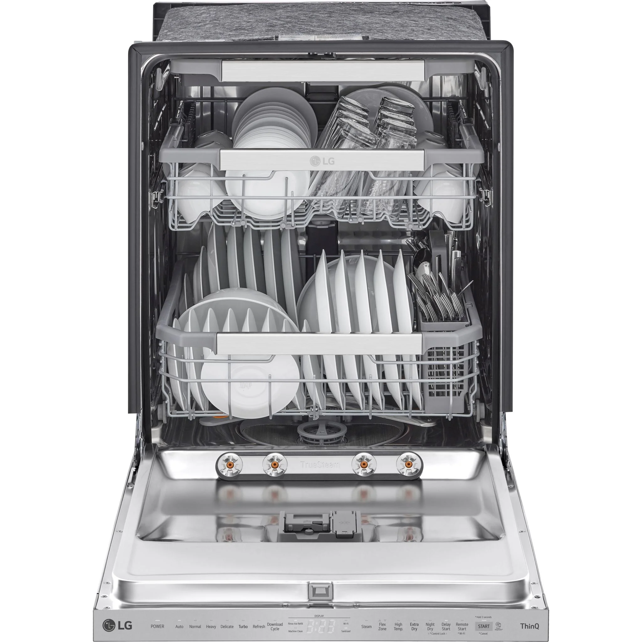 LG Top Control Wi-Fi Enabled Dishwasher
with QuadWash™ Pro - PrintProof™ Stainless Steel(LDPS6762S) - Image 7