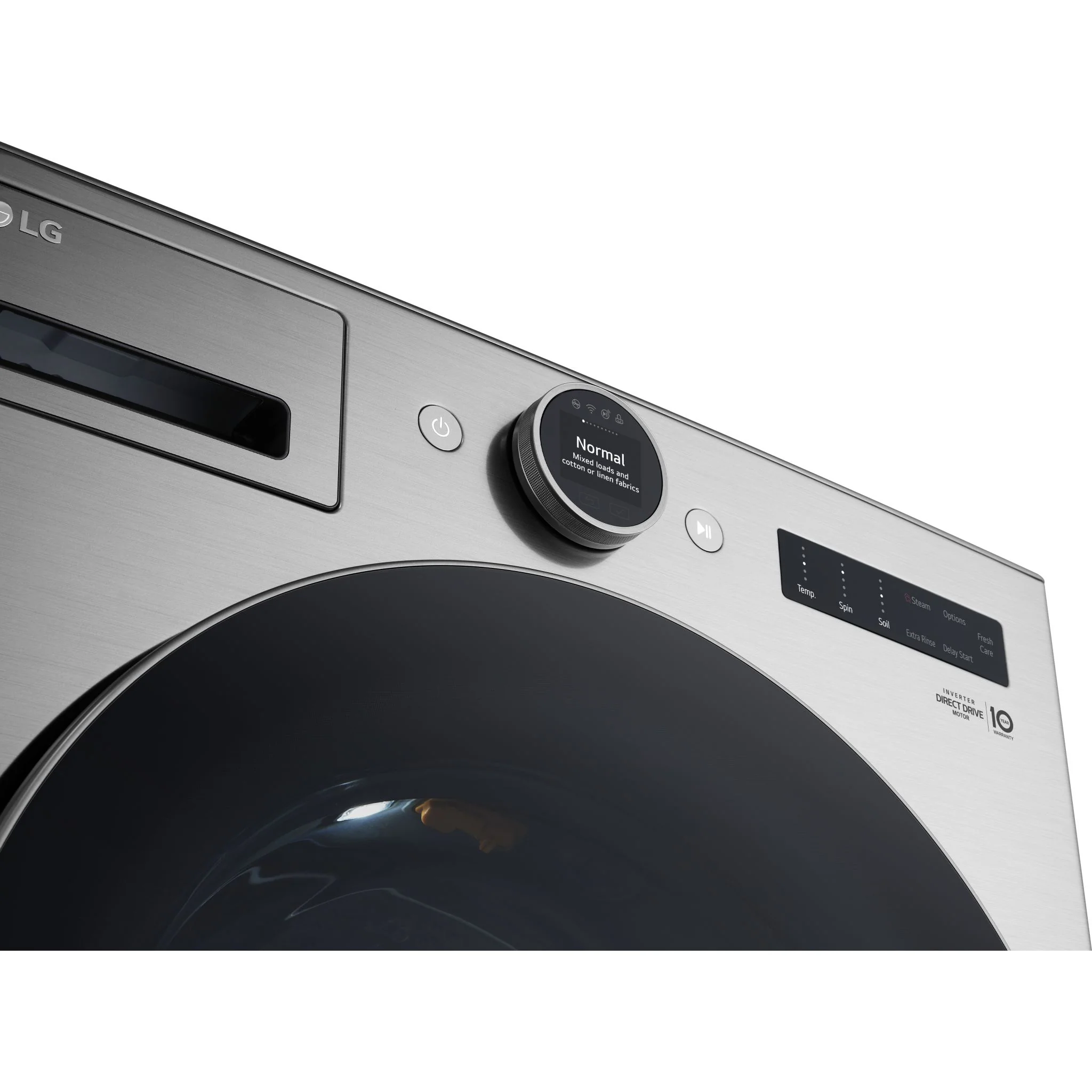 LG 5.2 cu. ft. Capacity Smart Front Load ENERGY STAR® Washer with TurboWash® 360° and AI DD® Built-In Intelligence - VCM (WM5500HVA) - Image 14