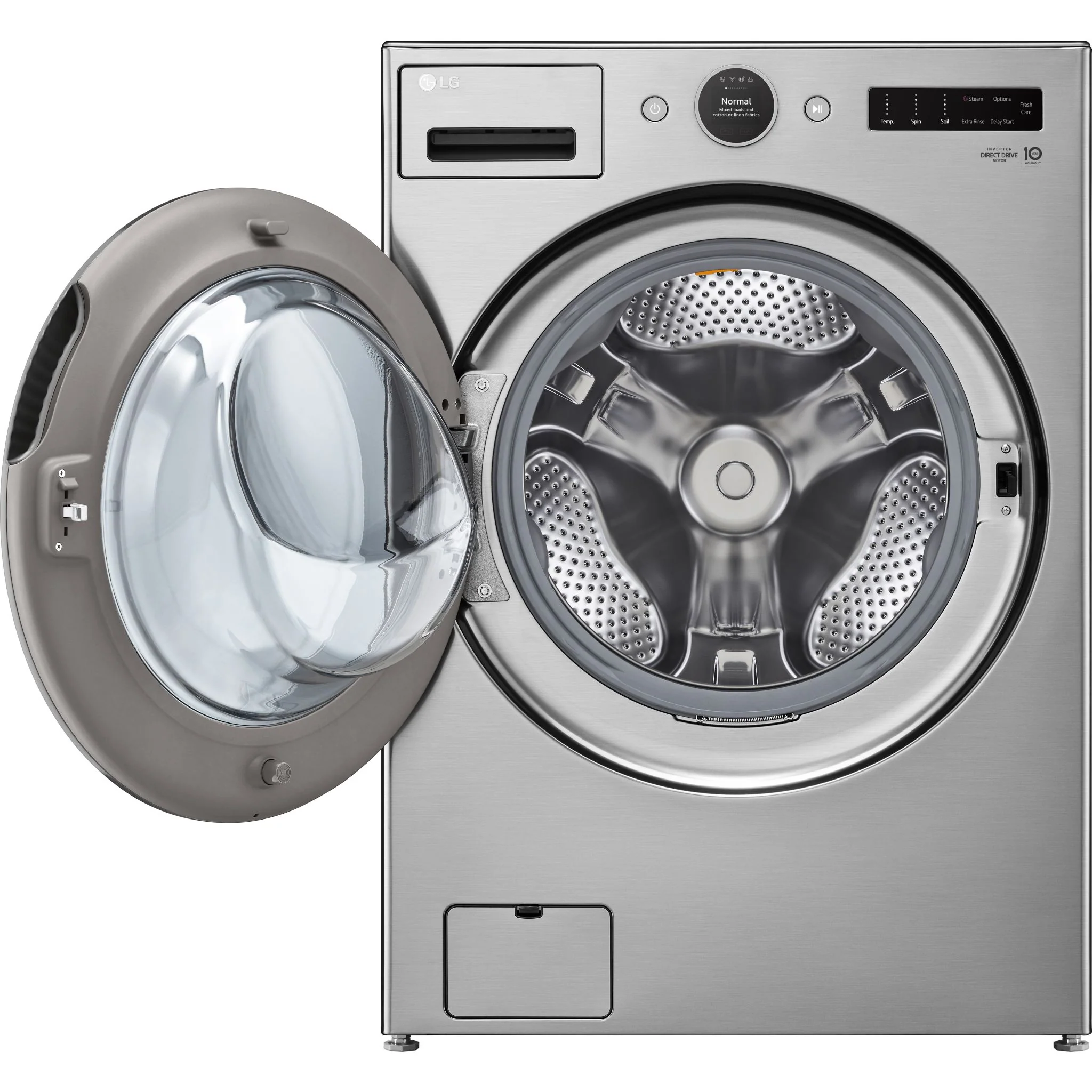 LG 5.2 cu. ft. Capacity Smart Front Load ENERGY STAR® Washer with TurboWash® 360° and AI DD® Built-In Intelligence - VCM (WM5500HVA) - Image 8