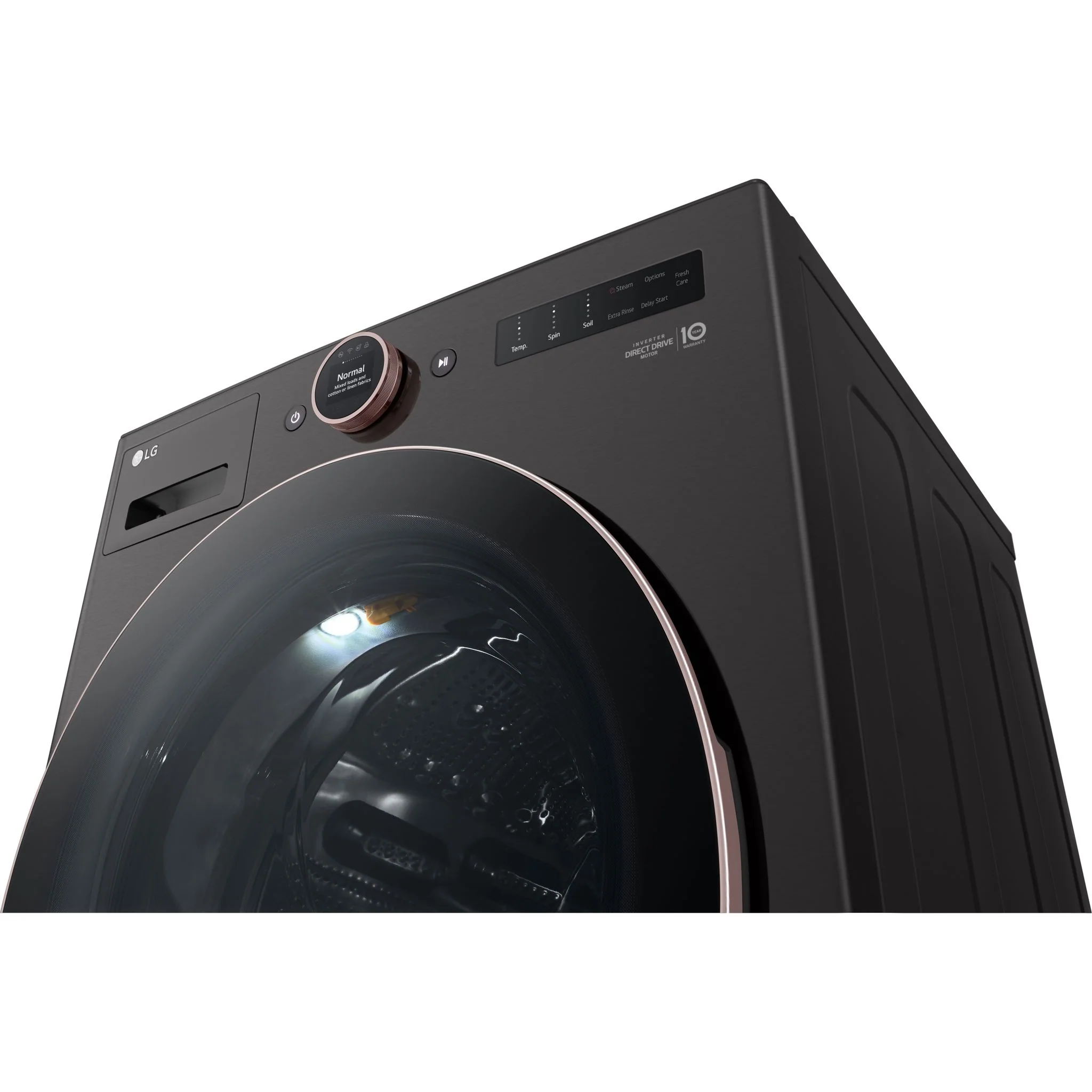 LG 5.8 cu. ft. Mega Capacity Smart Front Load ENERGY STAR® Washer with TurboWash®360° and AI DD™ Built-In Intelligence - Black Steel (WM6500HBA) - Image 19