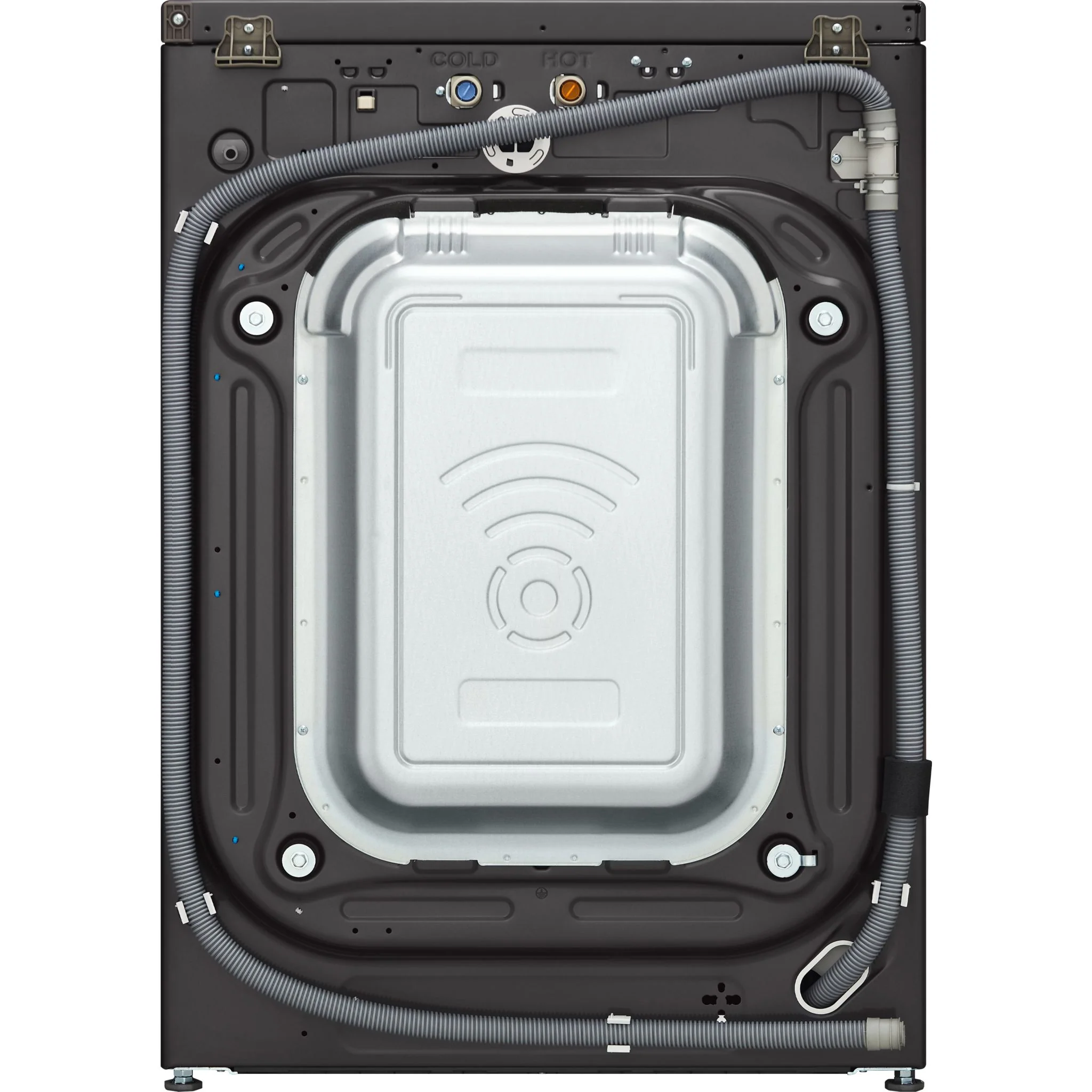 LG 5.8 cu. ft. Mega Capacity Smart Front Load ENERGY STAR® Washer with TurboWash®360° and AI DD™ Built-In Intelligence - Black Steel (WM6500HBA) - Image 21