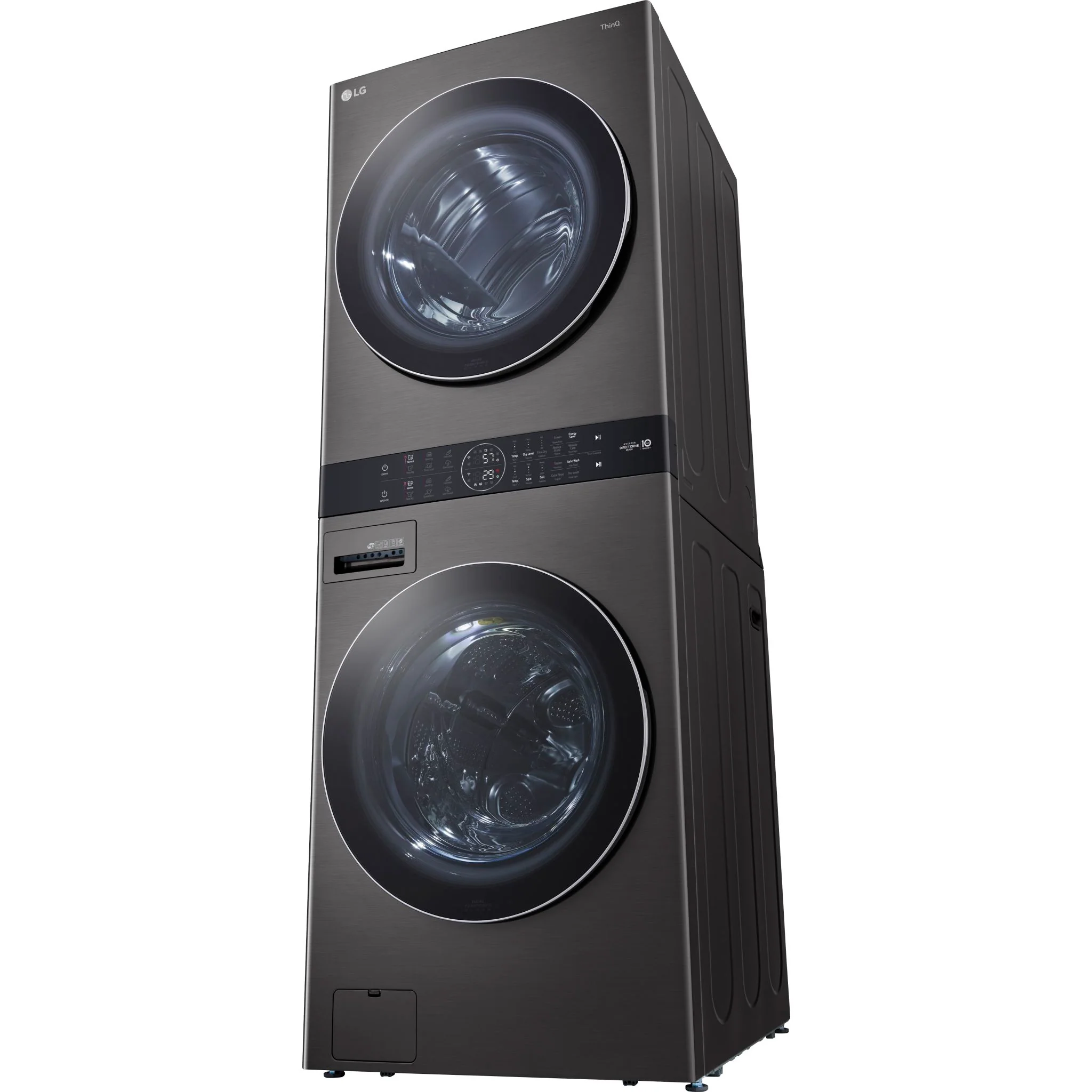 LG Single Unit Front Load LG WashTower® with Centre Control™ 5.2 cu. ft. Washer and 7.4 cu. ft. Gas - Black (WKGX201HBA) - Image 13