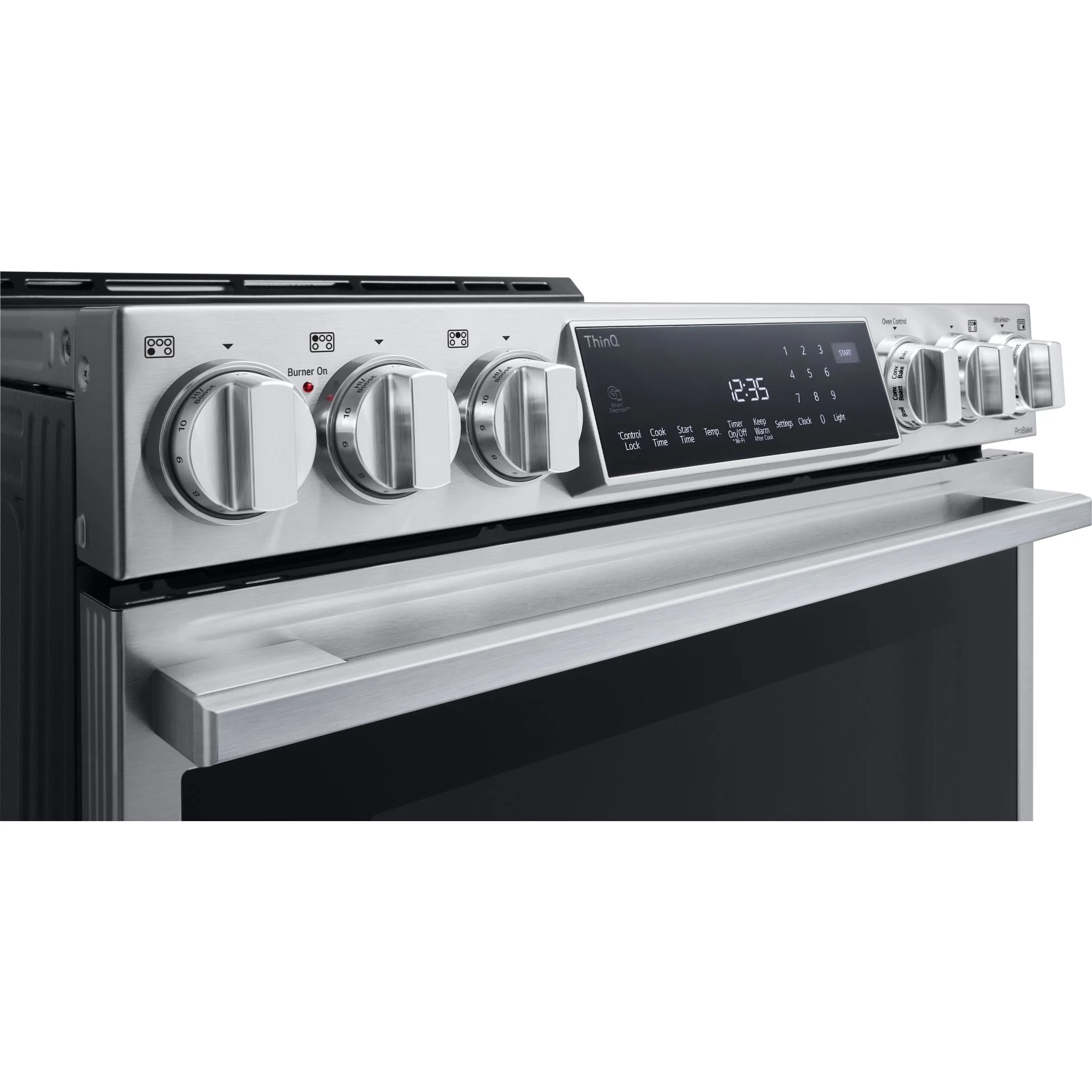 LG Studio 6.3 cu. ft. InstaView® Induction Slide-in Range with Air Fry and Air Sous Vide - Stainless (LSIS6338F) - Image 7