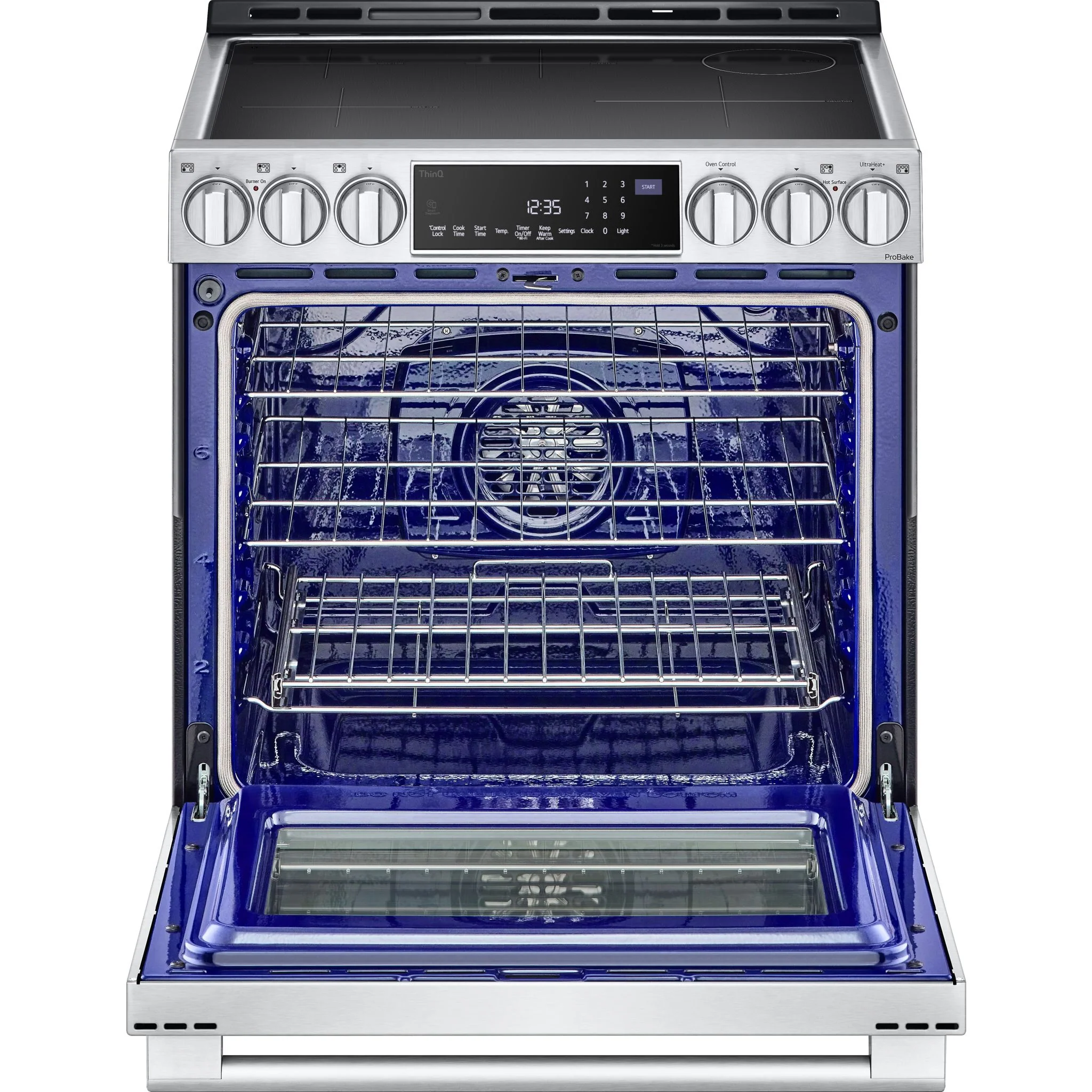 LG Studio 6.3 cu. ft. InstaView® Induction Slide-in Range with Air Fry and Air Sous Vide - Stainless (LSIS6338F) - Image 9